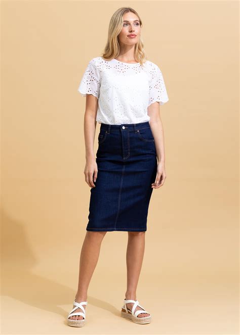 Ultra High Denim Pencil Skirt | Woolworths.co.za