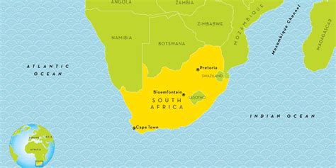African Countries Map For Kids