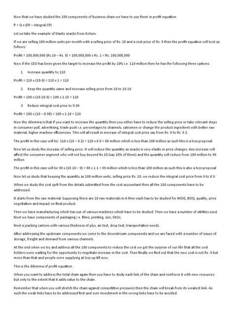 Profit Equation Algebra 的图像结果