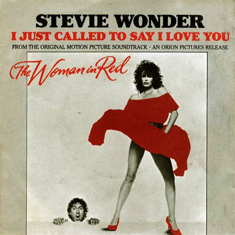 Stevie Wonder- I just call to say I love you | Stevie wonder, Say i ...