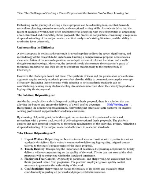 Image result for Thesis Proposal Example