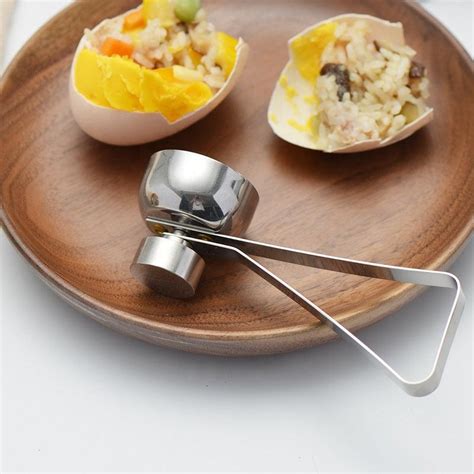 Stainless Steel Utensils Topper Egg Shell Cutter Opener Tool For Kitch ...