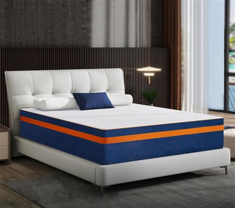 FANGFLOWER King Size Mattress 14" Queen Memory Foam Bed Mattresses ...