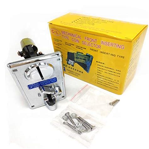 UBOX CL Mechanism Plastic Coin Acceptor Mechanical Coin mech with Black ...