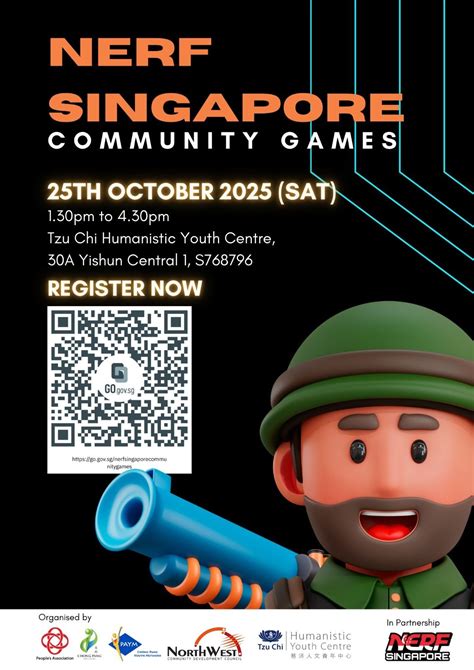 HALLOWEEN Nerf Singapore x Chong Pang YN Community games, Tzu Chi ...