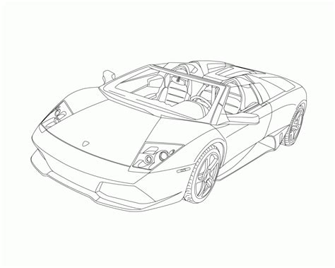 20 Free Lamborghini Coloring Pages Printable