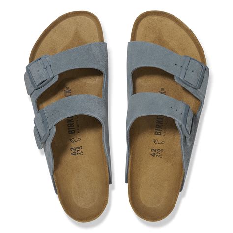 Arizona Suede Leather Basalt Gray | BIRKENSTOCK