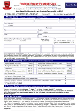 Fillable Online Membership Application Form 2014-15.docx Fax Email ...
