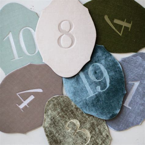 Velvet Oval Table Numbers — Velvet Raptor