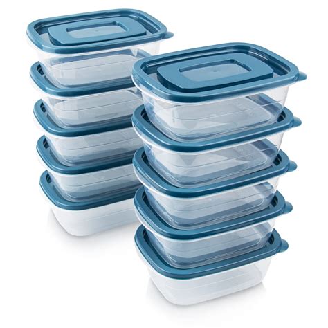 Amazon.com: PEDECO 10PCS Food Storage Containers,Freezer Microwave safe ...
