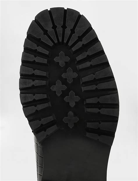 Buy Pure Leather Textured Slip On Loafers at Marks & Spencer