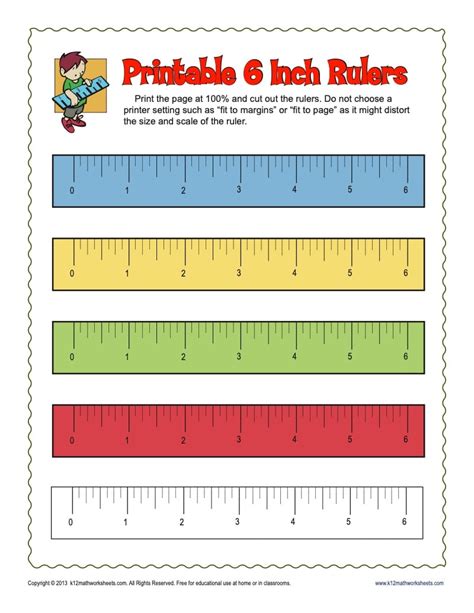 Image result for Free Printable Ruler Measurement Worksheets