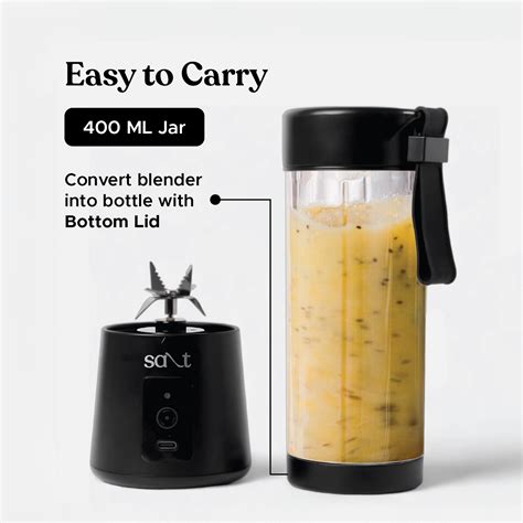 PureBlend Classic Portable Blender, 400ML – Salt