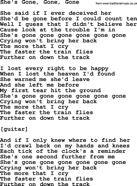 The Clock Will Strike Midnight And She Ll Be Gone Lyrics at Douglas ...