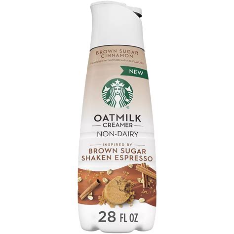Starbucks Non Dairy Oatmilk Creamer - Brown Sugar Shaken Espresso ...