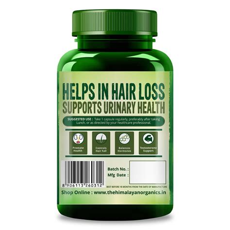 Himalayan Organics Saw Palmetto 800 mg, 60 Capsules Price, Uses, Side ...