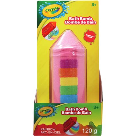 Crayola Rainbow Bath Bomb for Fun Bath Time Experience - CTC Health