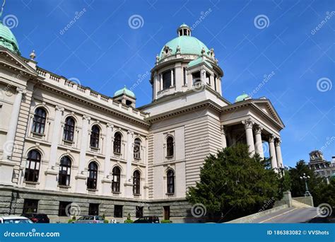 National Assembly of Serbia Parliament Building, Belgrade Editorial ...