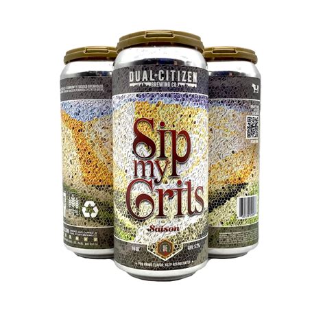 BUY DUAL CITIZEN BREWING SIP MY GRITS SAISON EACH | Fridley Liquor