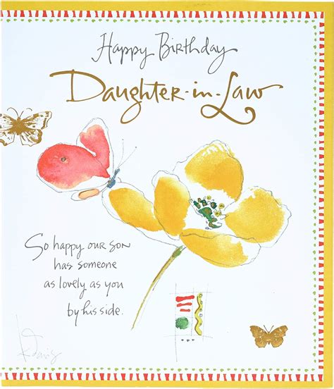 Happy Birthday Daughter In Law Cards
