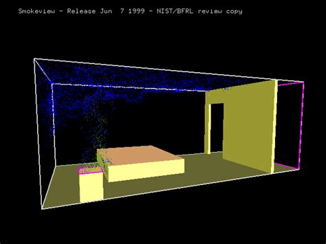 Fire Dynamics Simulator 的图像结果