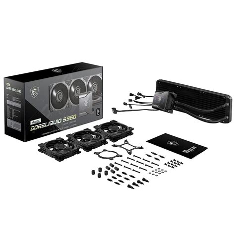 MSI MAG CORELIQUID S360 360MM AIO LIQUID COOLER– Vishal Peripherals