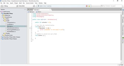 Unity Calling a Statement C 的图像结果