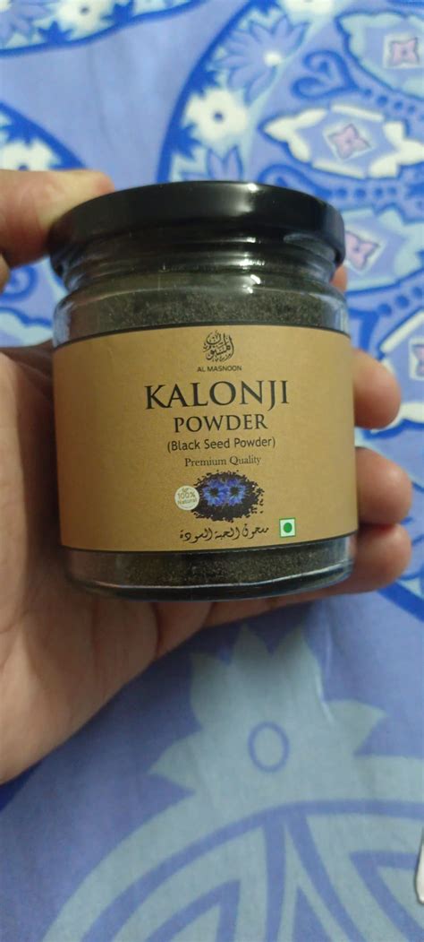 AL MASNOON Kalonji Powder/Black Seed Powder 100g(Pack OF1) 100% Natural ...