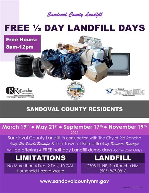 Sandoval County Free Landfill Days | The Official Site of Rio Rancho, NM