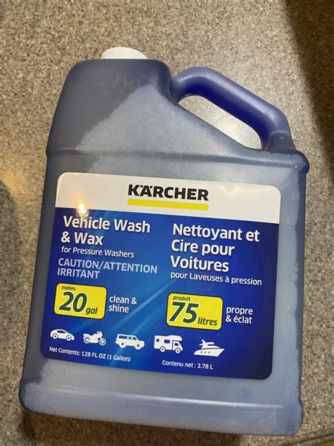 Karcher 128 oz. Vehicle Wash and Wax Pressure Washer Cleaner 9.558-146. ...