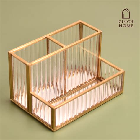 Fluted Glass Multipurpose Organizer – Cinch Home