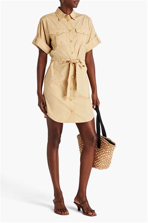 RAG & BONE Roxanne cotton mini shirt dress | THE OUTNET