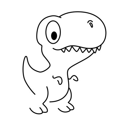 Cute T Rex Drawing