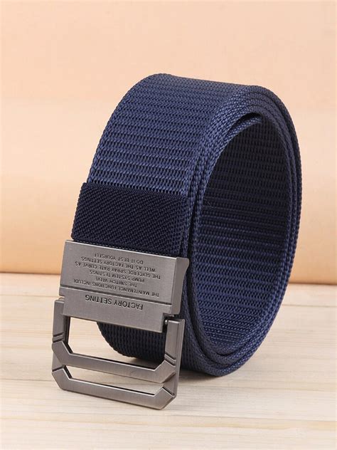 Buy WINSOME DEAL Men Textured Canvas Belt With D Ring Closure - Belts ...
