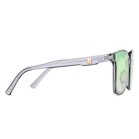 Green Grey Transparent Full Rim Square Vincent Chase NON- METAL SUN VC ...