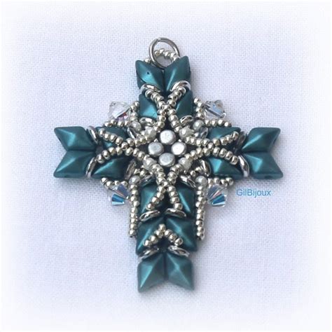 Beaded Cross Tutorial 的图像结果