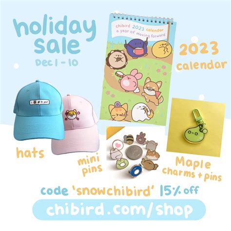 The sale is now live until December 10th! Use code... - chibird