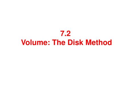 Image result for Finding Volume Using Disk Method