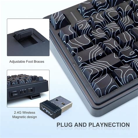 AULA F75 75% SIDE ENGRAVED TRI MODE TKL 80 KEYS WIRELESS MECHANICAL GA