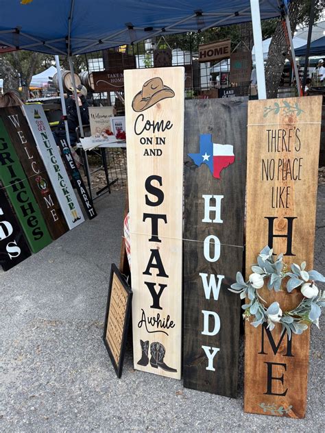 Delias Porch Signs & More at Yellow Rose Artisan Market, Seguin Texas ...