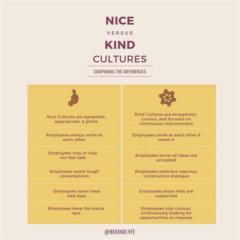 Why Nice and Kind Are Not the Same Thing in Work Culture | Be Kind Lyfe