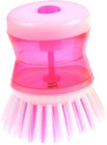 Techbuzz SINK BRUSH WITH DISPENSING LIQUID BUTTON Cleaning Brush, Broom ...