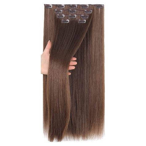 PRAVRAJYA Women Hair Extension Full Head Wig 22 Inch Synthetic Hair ...