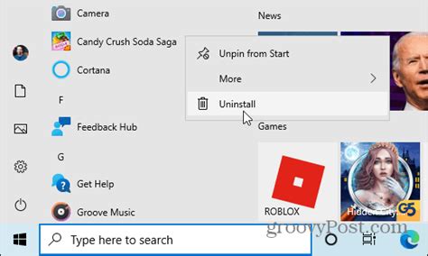 Delete Start Menu 的图像结果