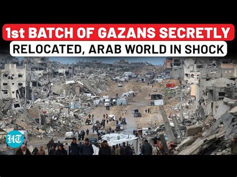 Arab World In Shock As 1st Batch Of Gazans Relocated To...| Trump's ...