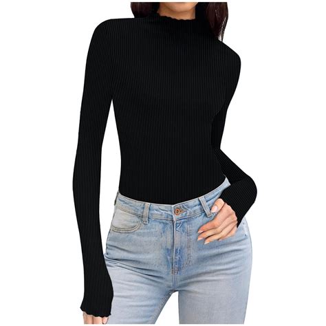 New & Trending Fashion Pohista Womens Tops Fall 2025 Thin Long Sleeve ...