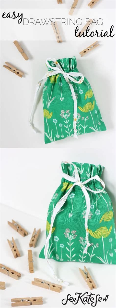 Image result for Simple Drawstring Bag Instructions