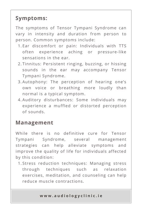 PPT - Understanding Tensor Tympani Syndrome Causes, Symptoms, and ...