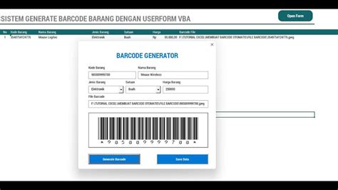 Image result for Barcode Generator for Excel VBA