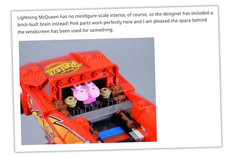 Lego's New Lightning McQueen Set Reinforces My Homunculus Theory - The ...